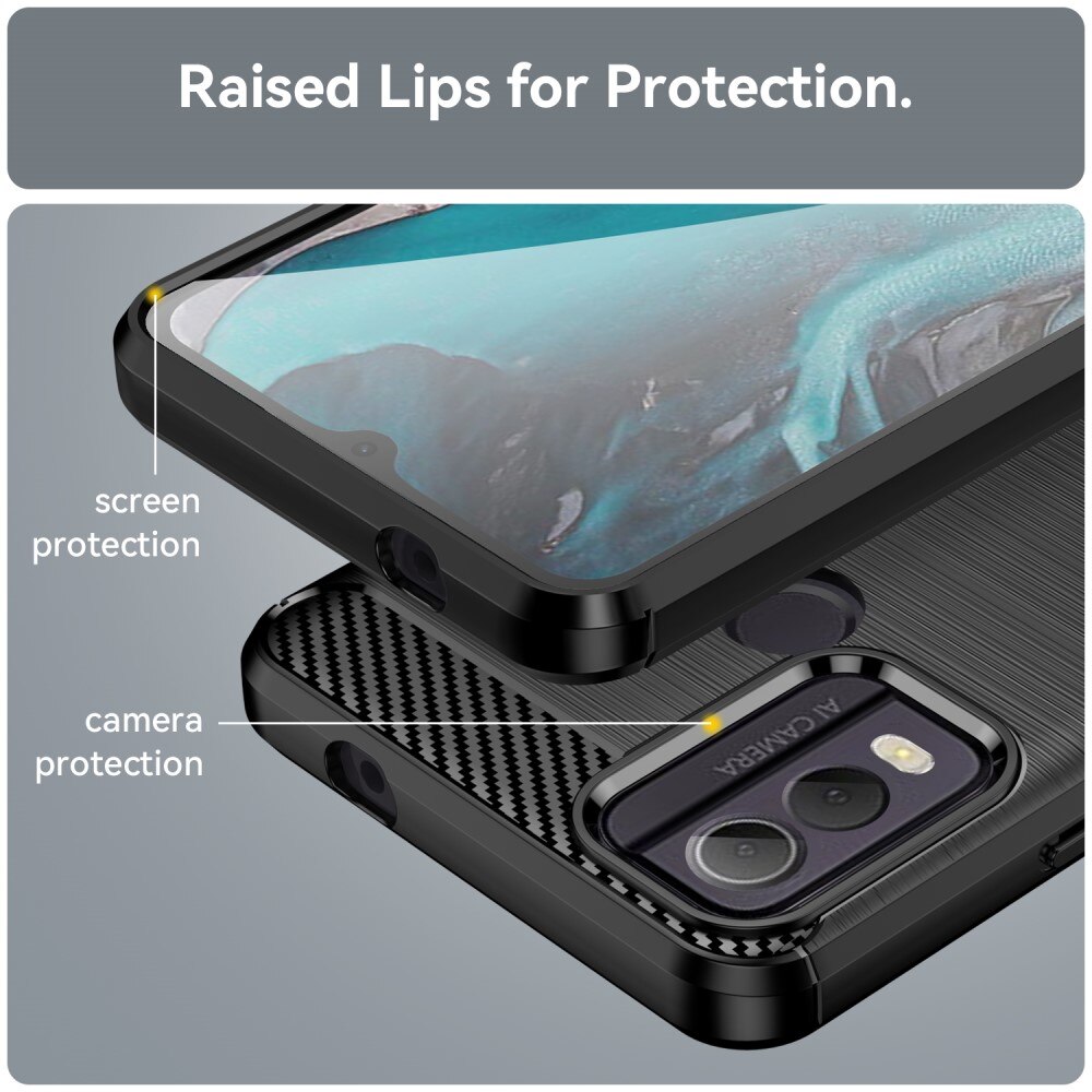  Nokia C22 Brushed TPU Case Black