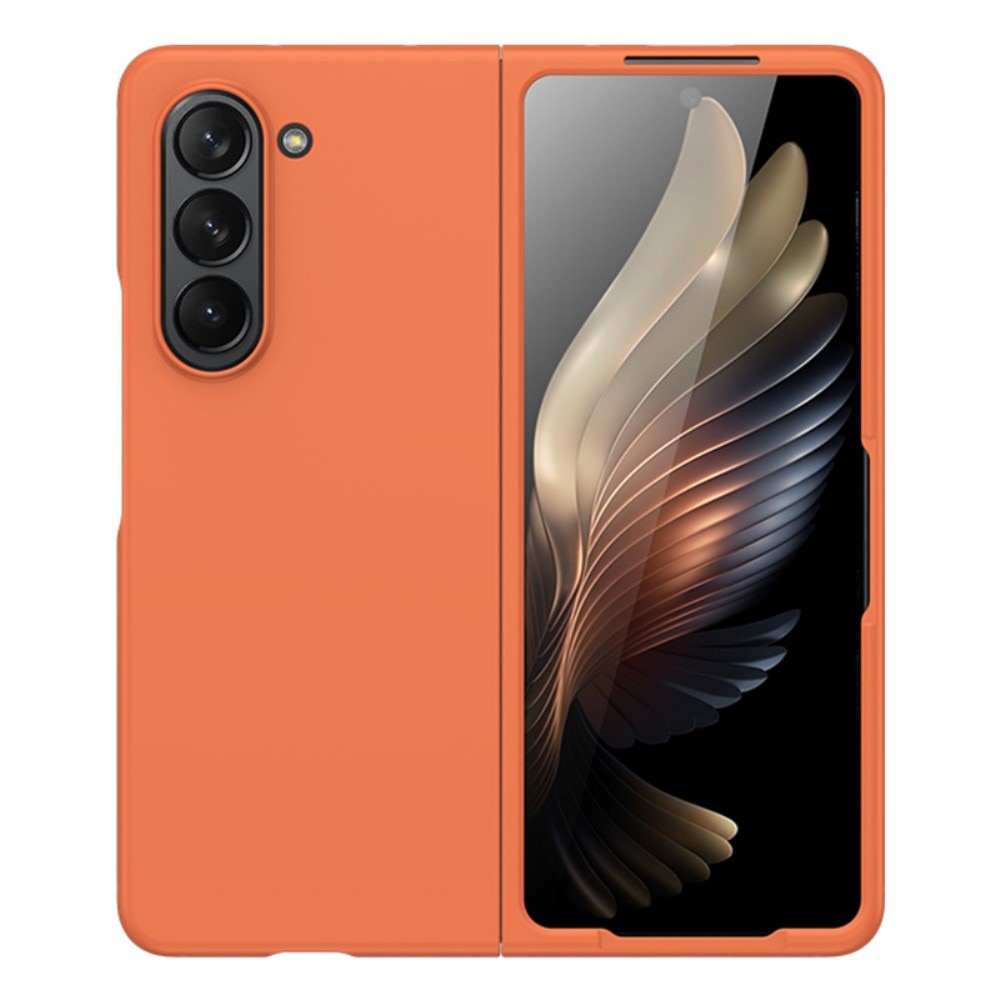 Samsung Galaxy Z Fold 5 Rubberized Hard Case Orange