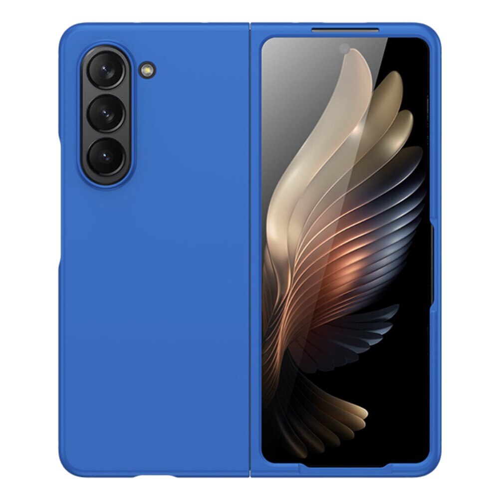 Samsung Galaxy Z Fold 5 Rubberized Hard Case Blue