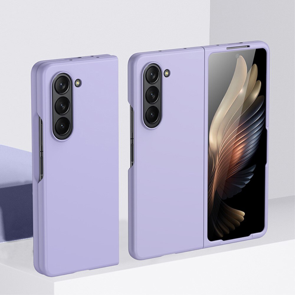 Samsung Galaxy Z Fold 5 Rubberized Hard Case Purple