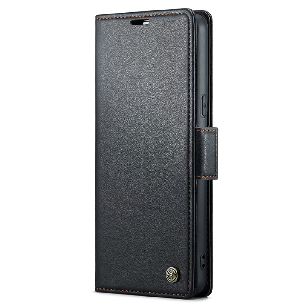 Google Pixel 8 RFID blocking Slim Wallet Case Black