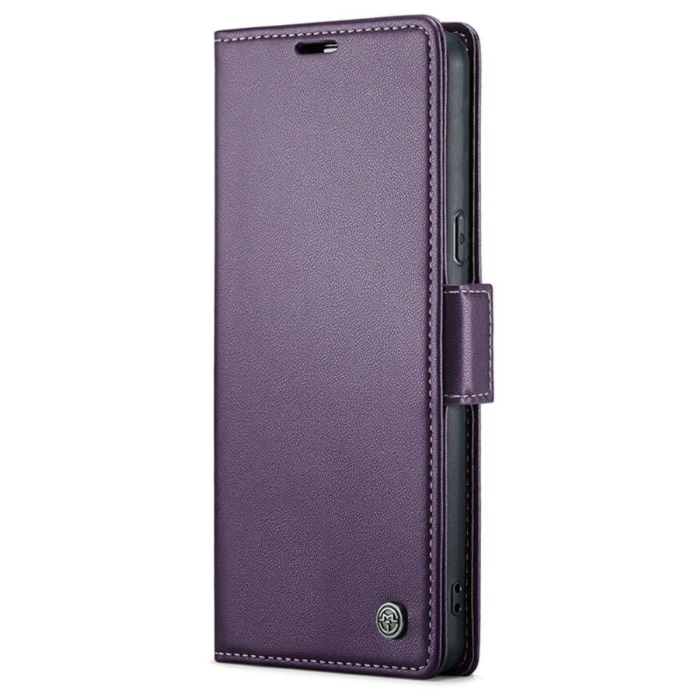 Google Pixel 8 RFID blocking Slim Wallet Case Purple