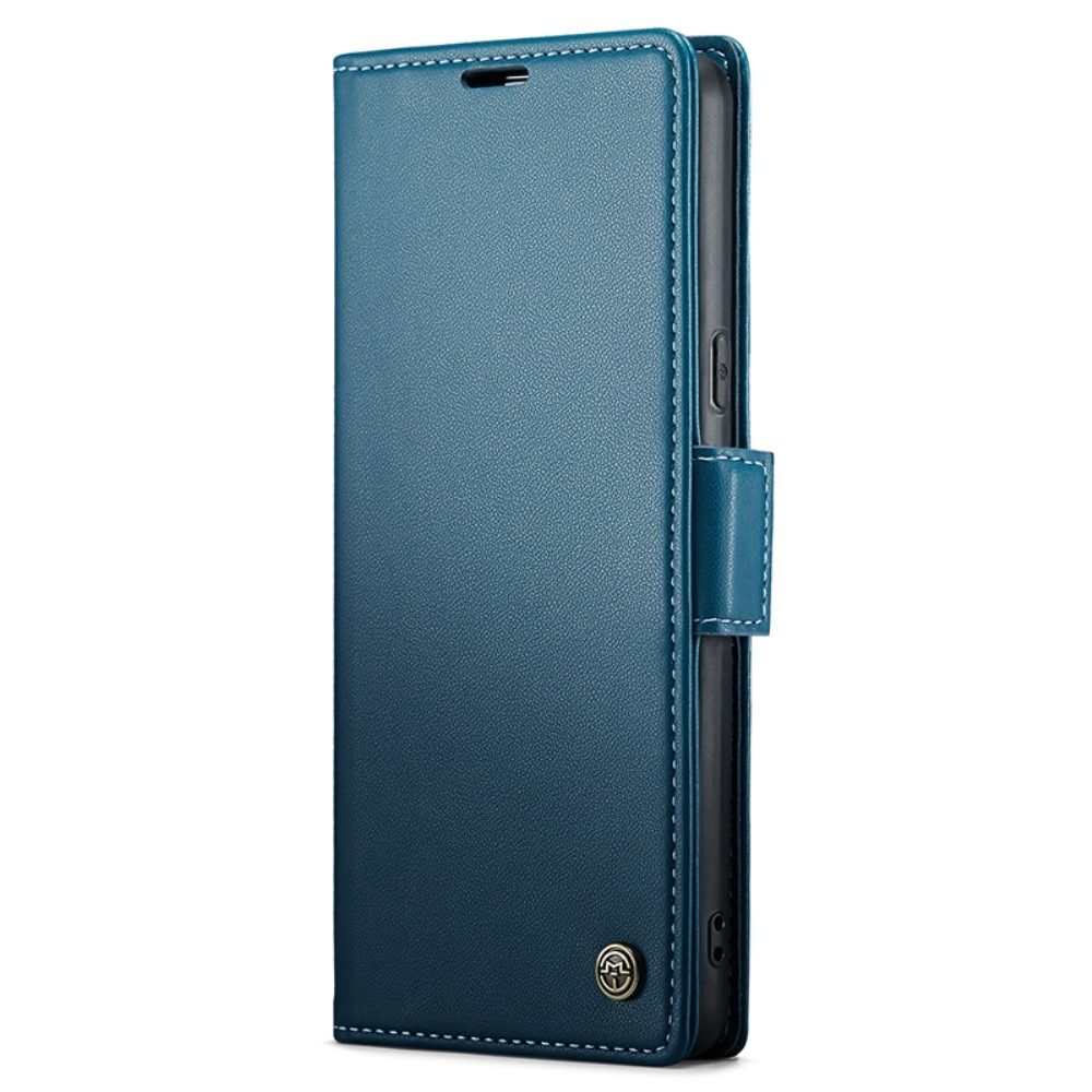 Google Pixel 8 RFID blocking Slim Wallet Case Blue