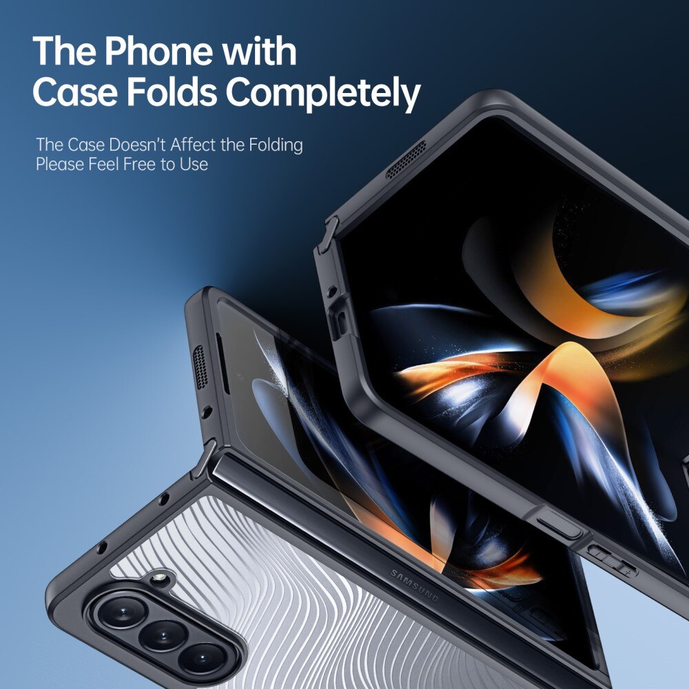 Samsung Galaxy Z Fold 5 Aimo Series Case Transparent