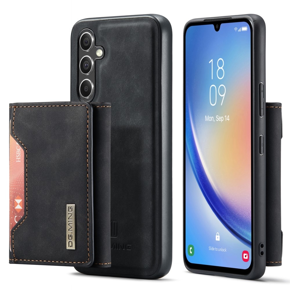 Samsung Galaxy A14 Magnetic Card Slot Case Black