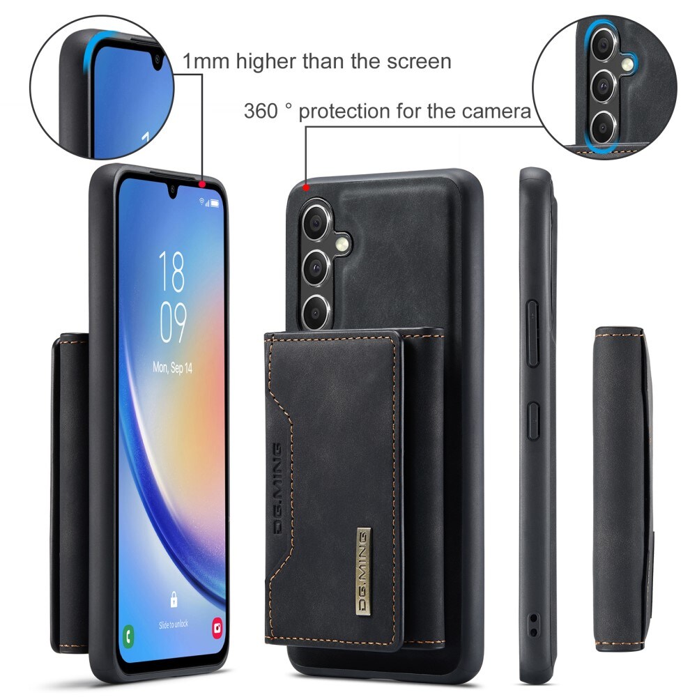 Samsung Galaxy A14 Magnetic Card Slot Case Black