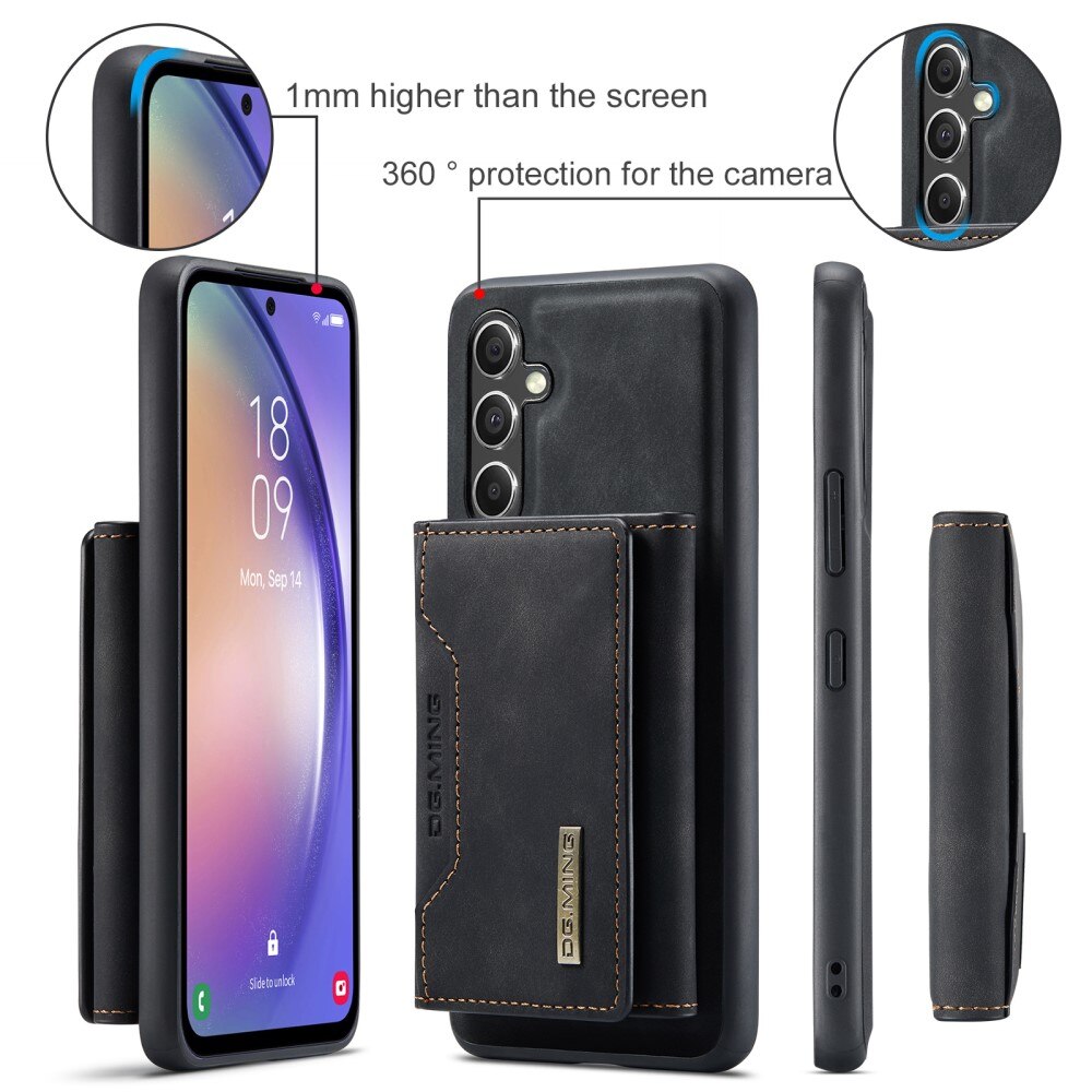 Samsung Galaxy A54 Magnetic Card Slot Case Black