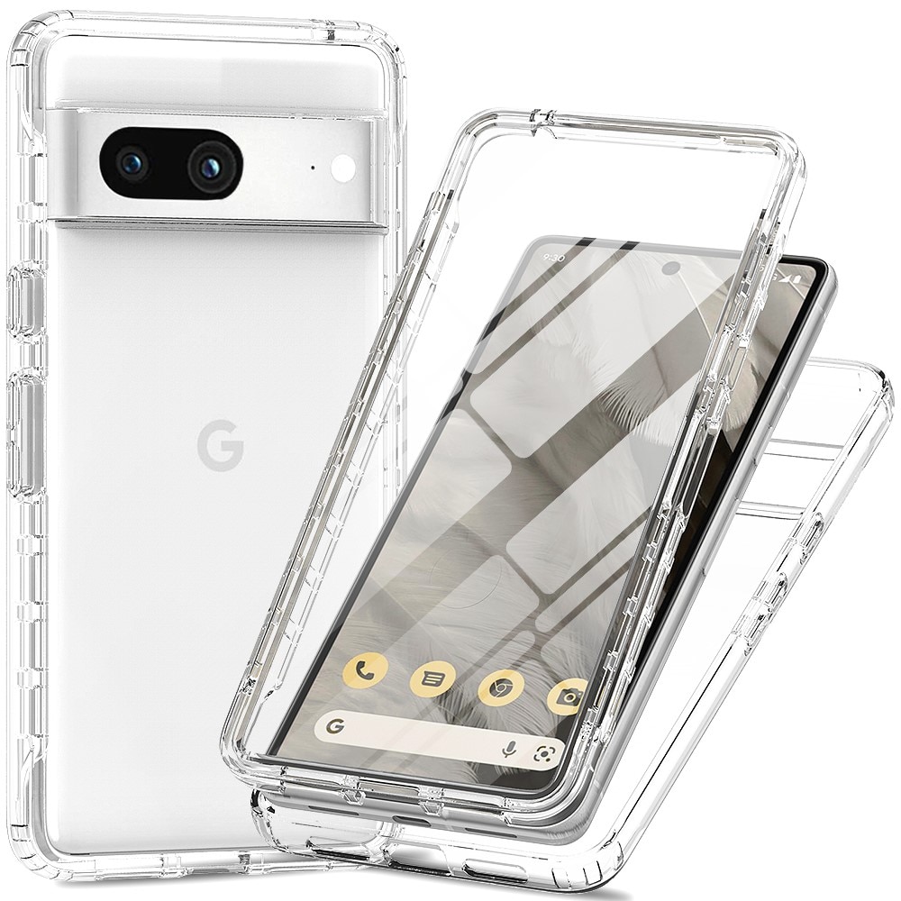 Google Pixel 7a Full Protection Case Transparent