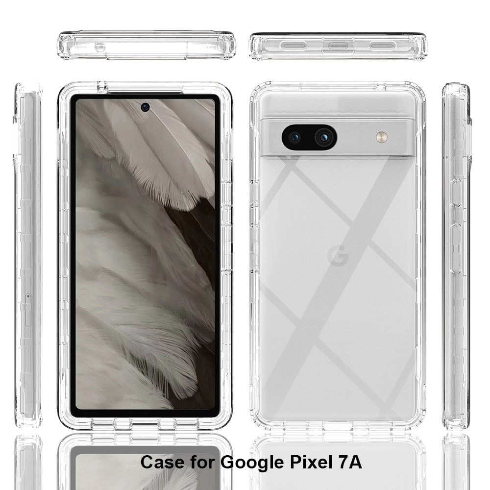 Google Pixel 7a Full Protection Case Transparent