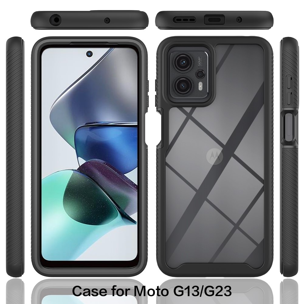 Motorola Moto G23 Full Protection Case Black