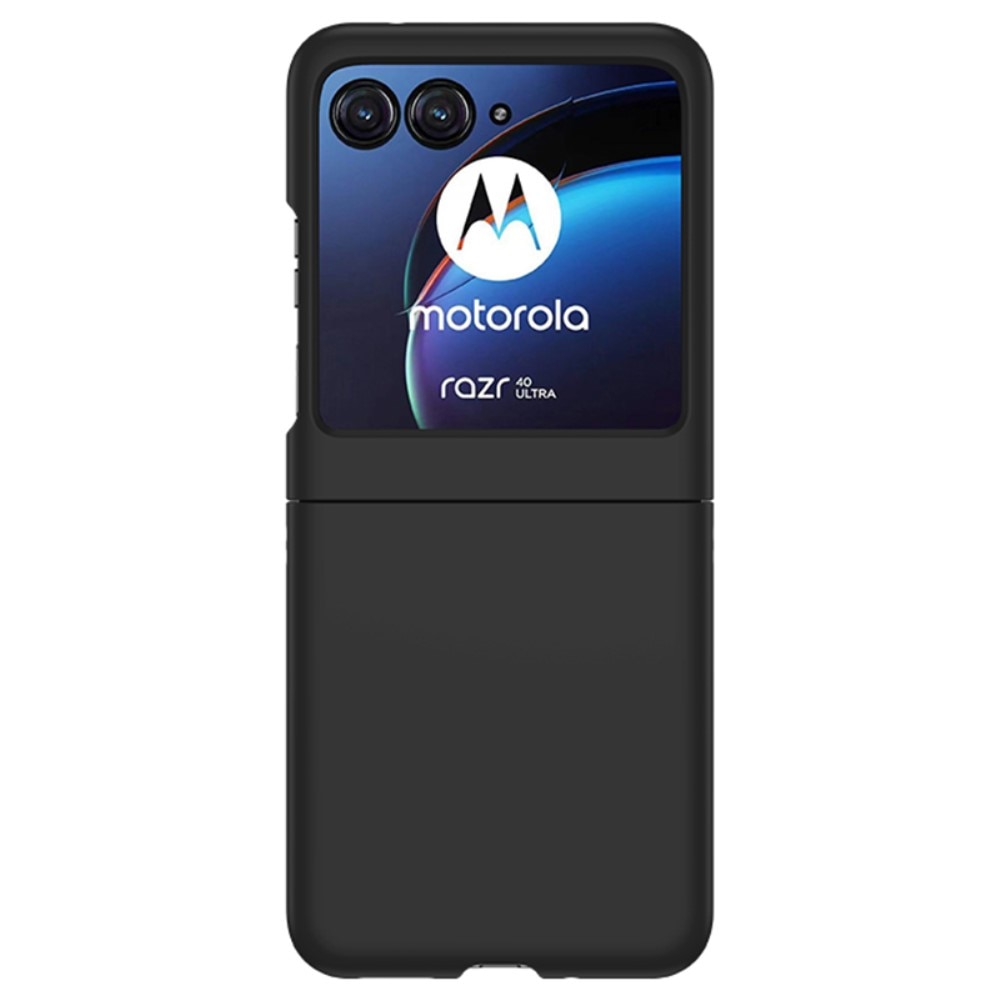 Motorola Razr 40 Ultra Rubberized Hard Case Black