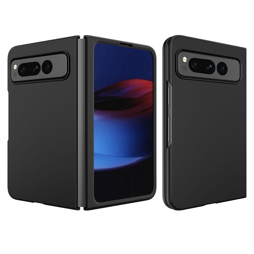 Google Pixel Fold Rubberized Hard Case Black