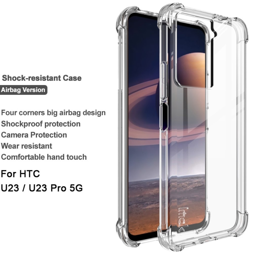 HTC U23 Pro Airbag Case Clear