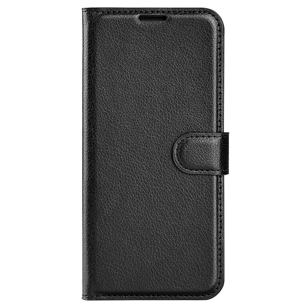 iPhone 15 Pro Max Wallet Book Cover Black