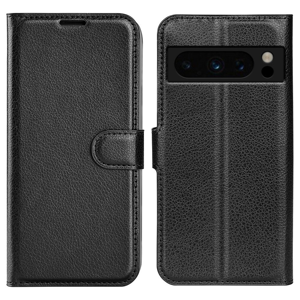 Google Pixel 8 Pro Wallet Book Cover Black