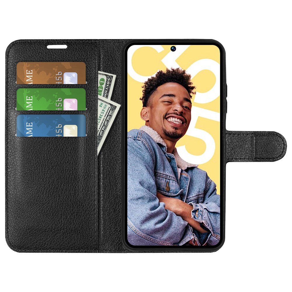 Google Pixel 8 Wallet Book Cover Black