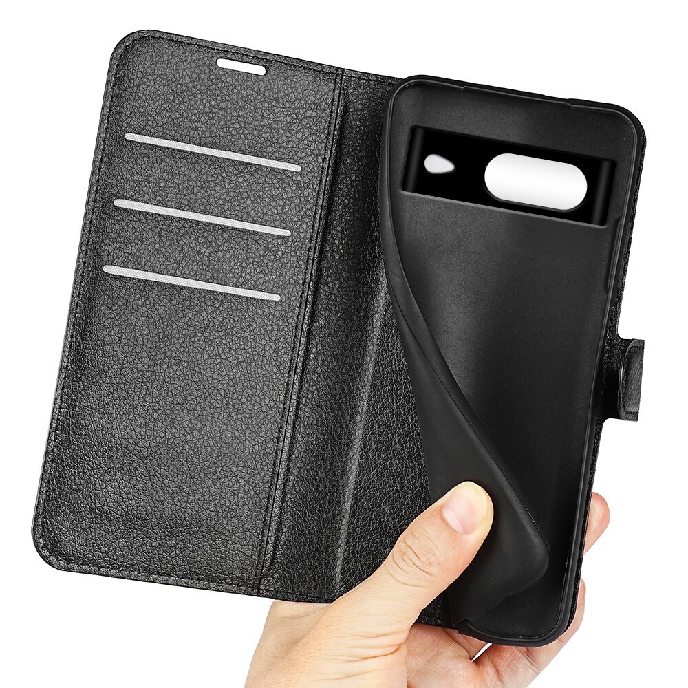 Google Pixel 8 Wallet Book Cover Black