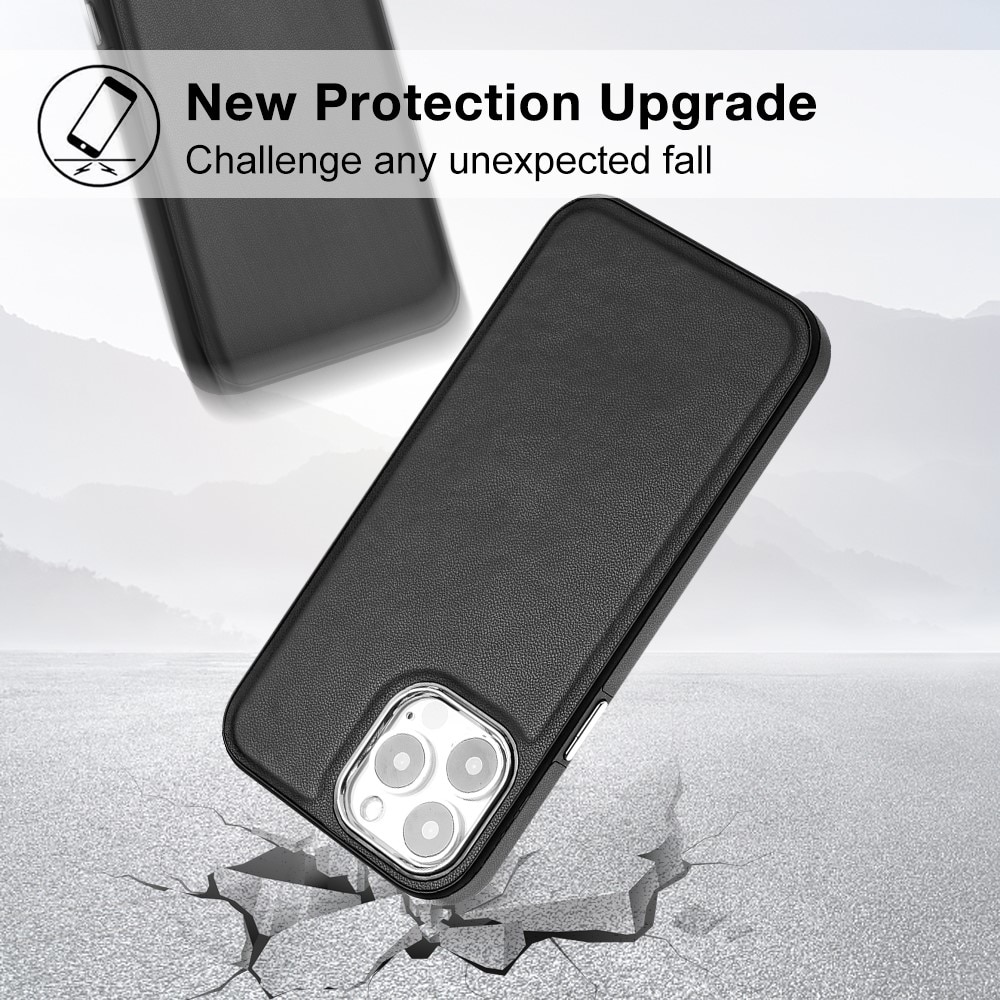 iPhone 13 Pro Leather Case Black