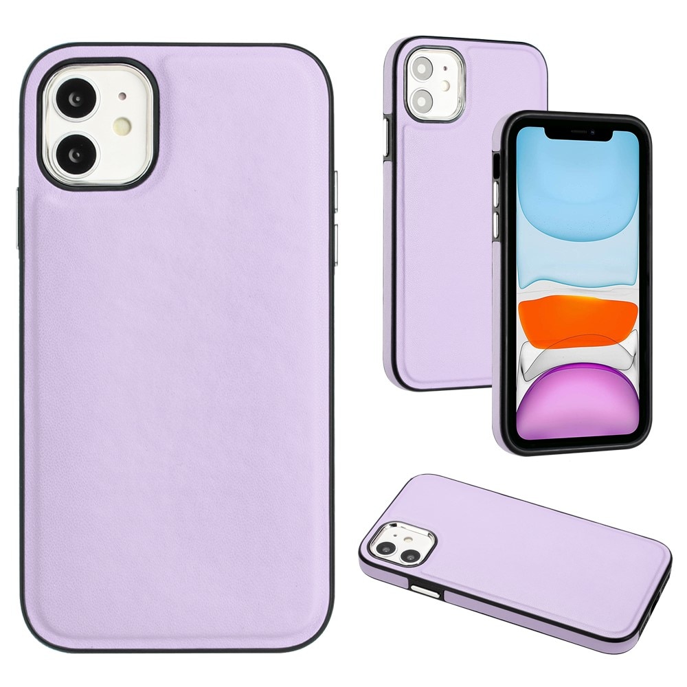 iPhone 11 Leather Case Purple