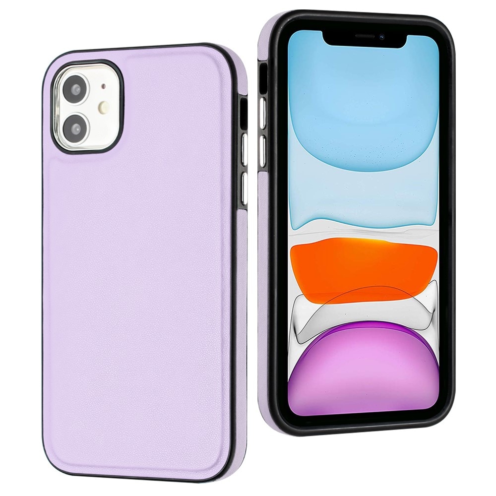 iPhone 11 Leather Case Purple