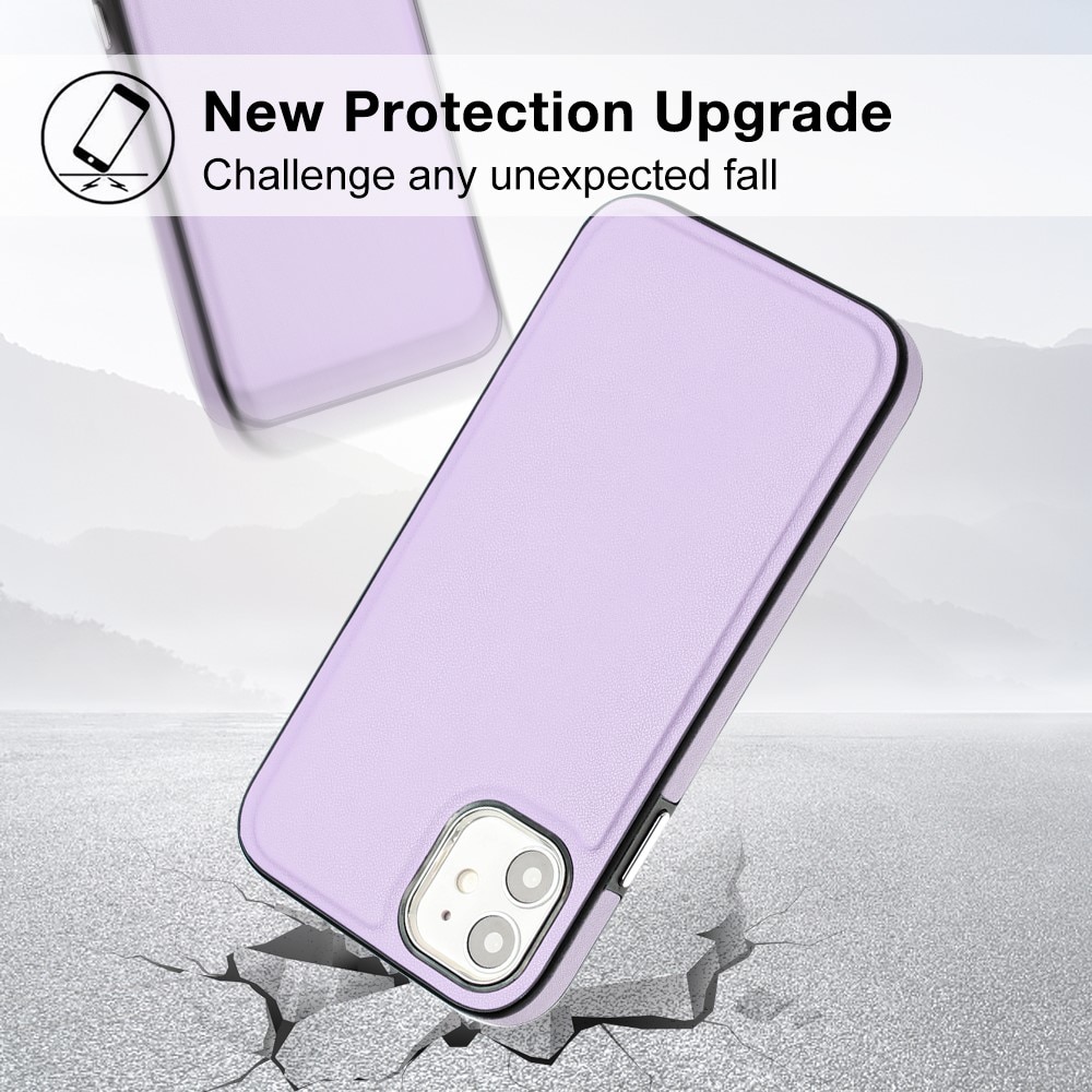 iPhone 11 Leather Case Purple