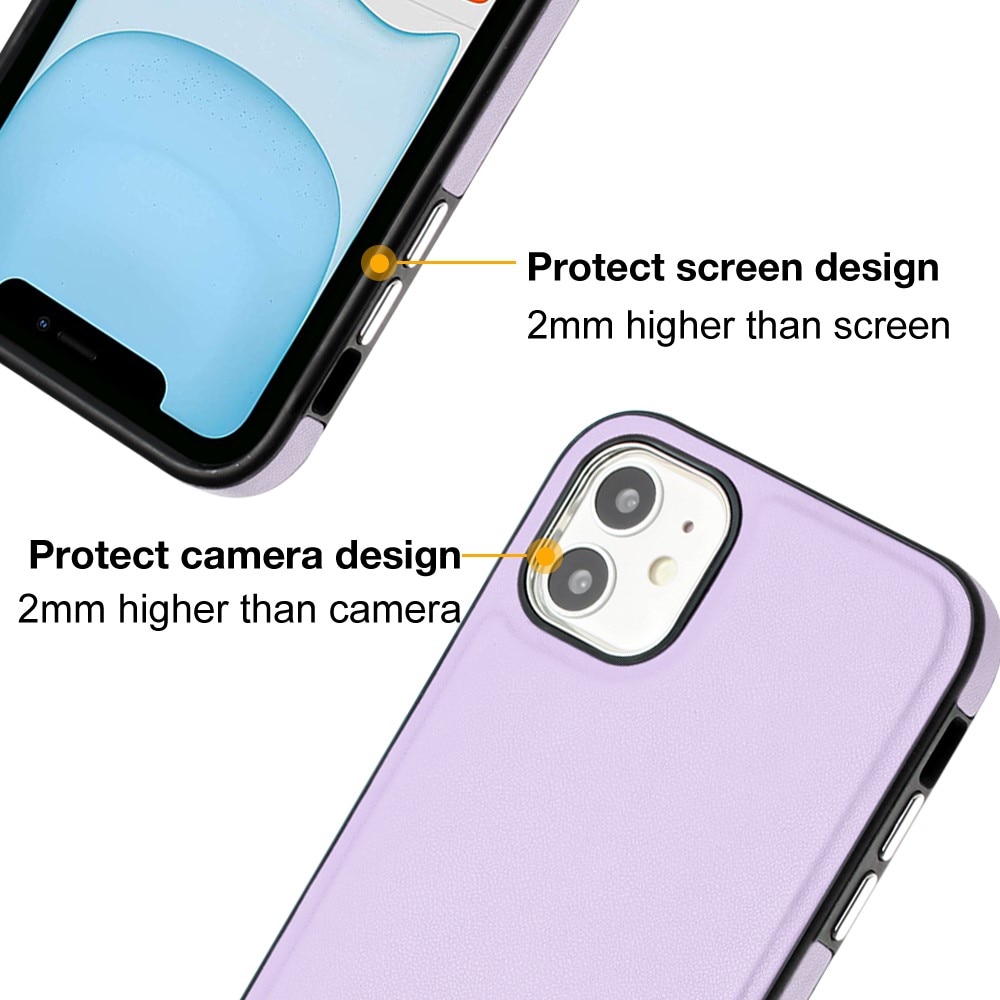 iPhone 11 Leather Case Purple