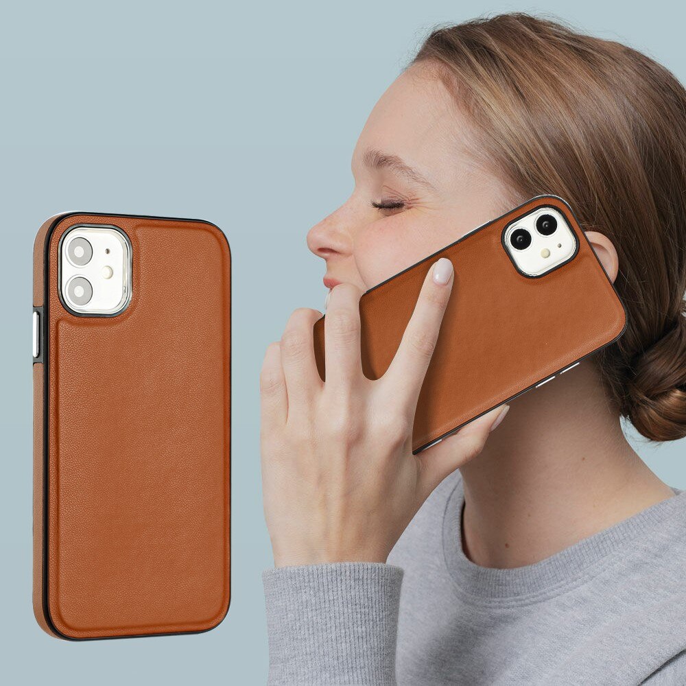 iPhone 11 Leather Case Brown