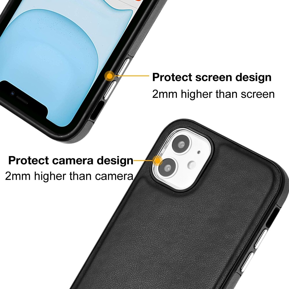 iPhone 11 Leather Case Black