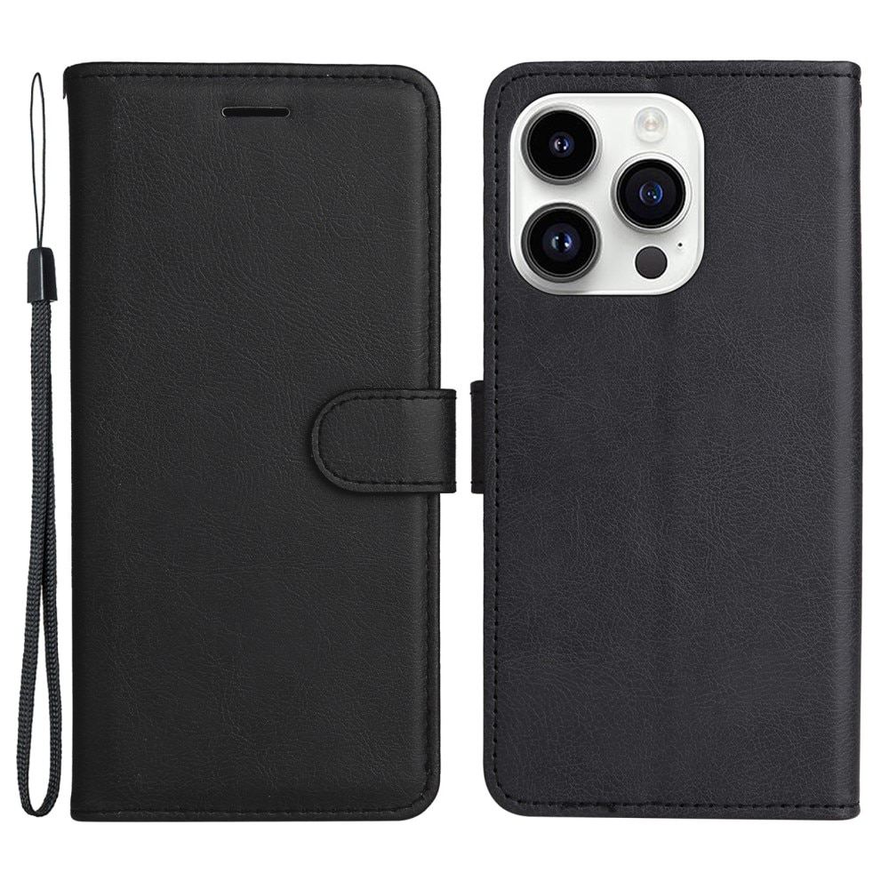 iPhone 15 Pro Wallet Case Black