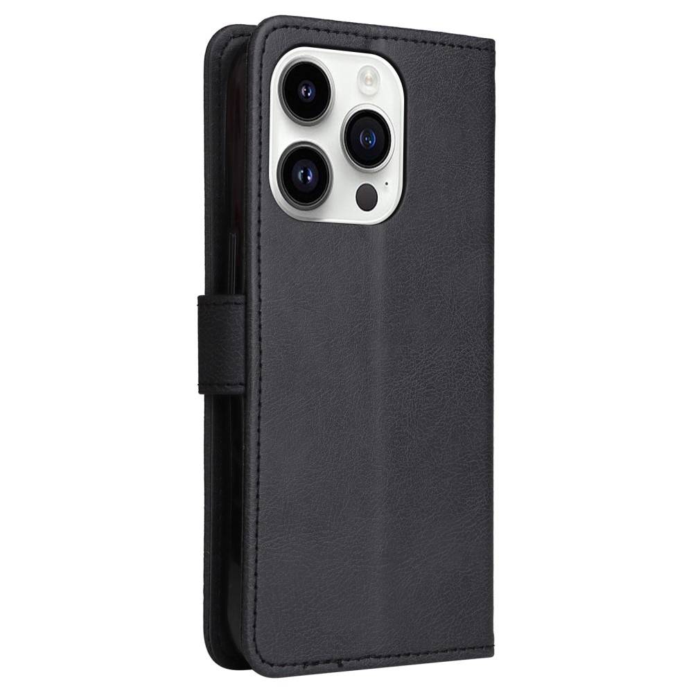 iPhone 15 Pro Wallet Case Black