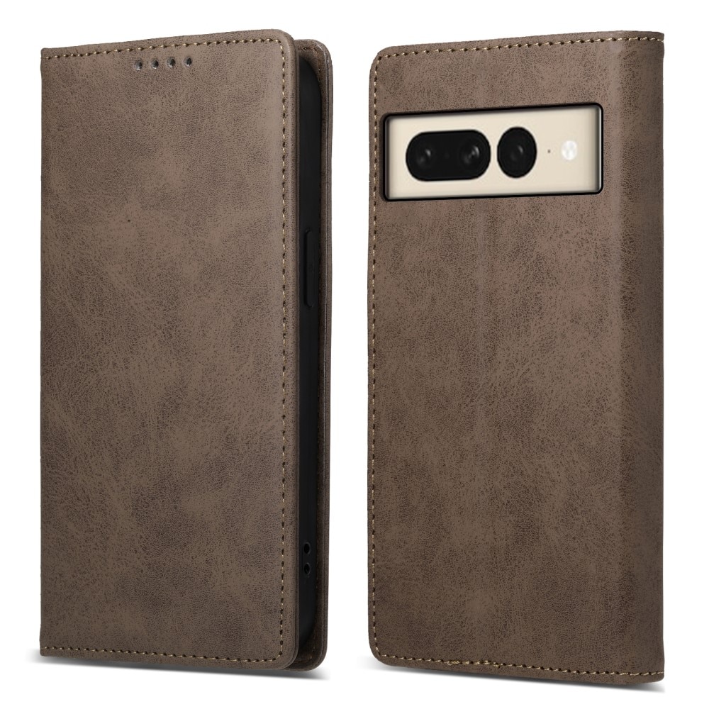 Google Pixel 8 Pro Slim Wallet Case RFID Brown