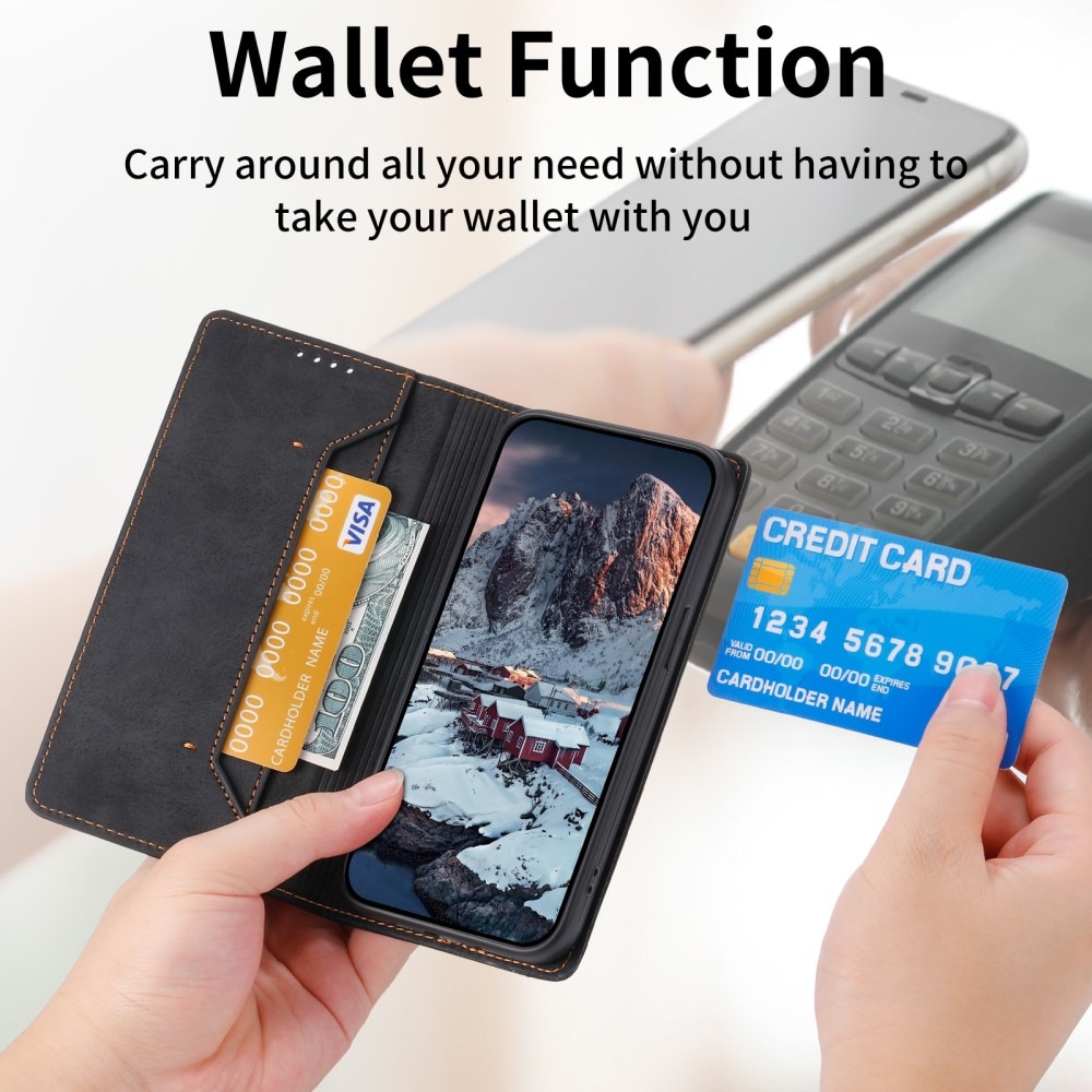 Google Pixel 8 Slim Wallet Case RFID Black
