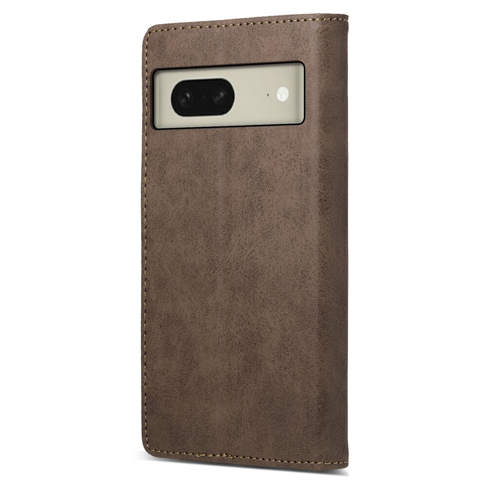 Google Pixel 8 Slim Wallet Case RFID Brown