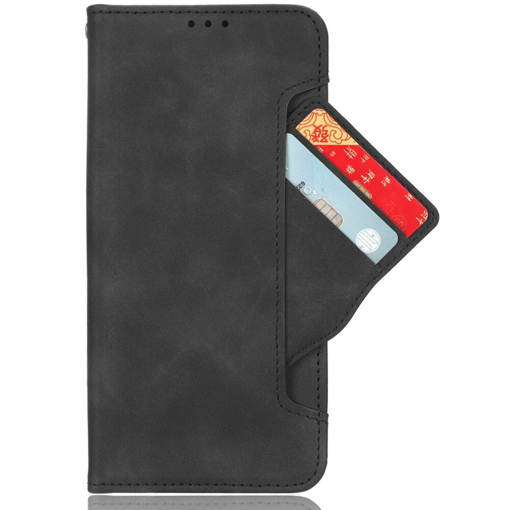 HTC U23 Pro Multi Wallet Case Black