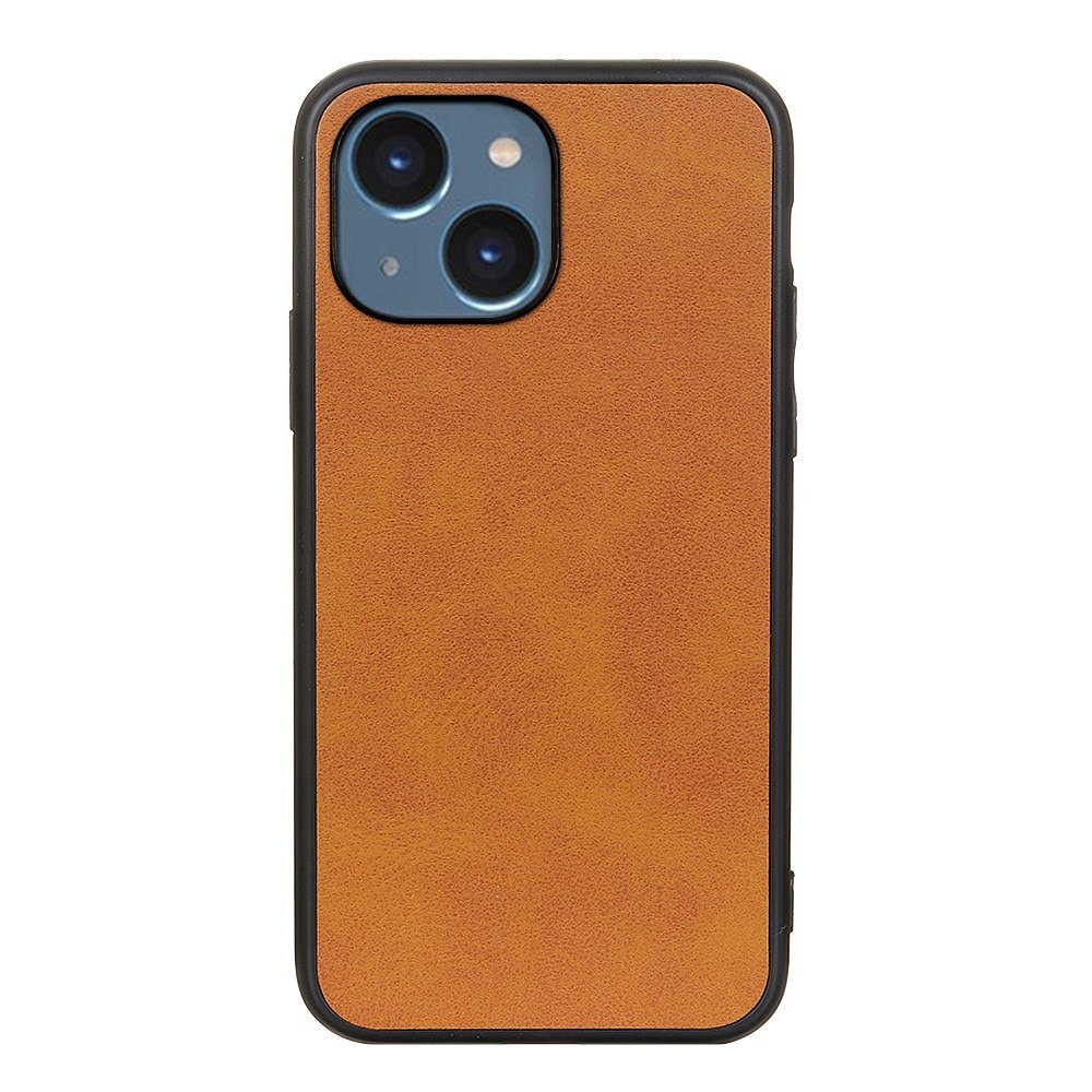 iPhone 15 Leather Case Brown