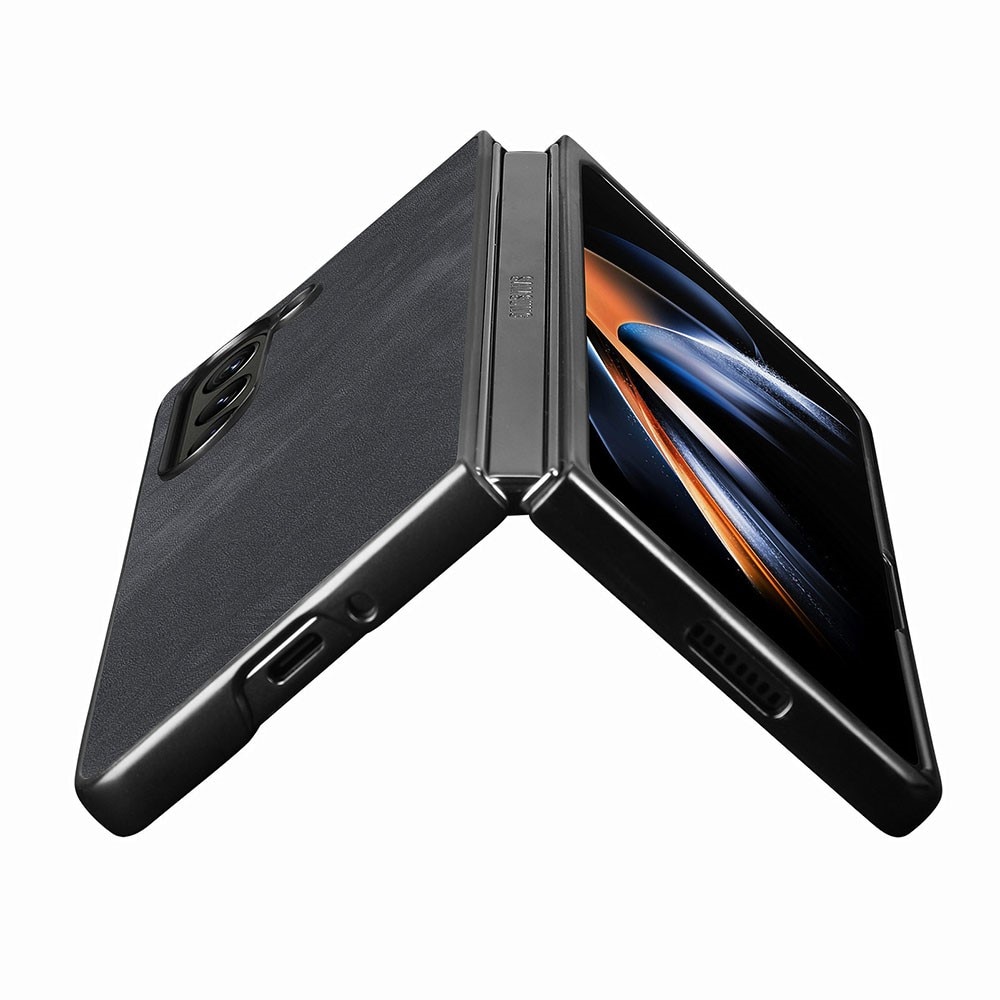 Samsung Galaxy Z Fold 5 Leather Case Black