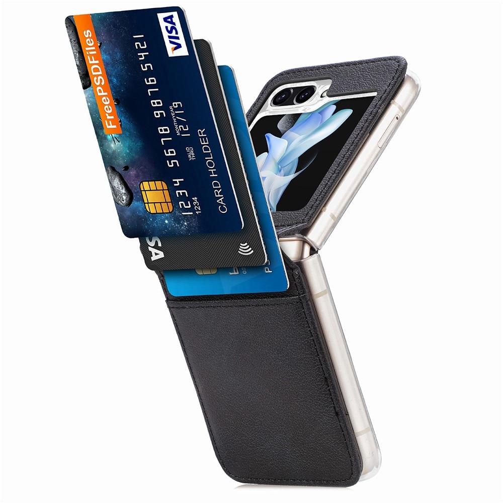 Samsung Galaxy Z Flip 5 Slim Card Wallet Black