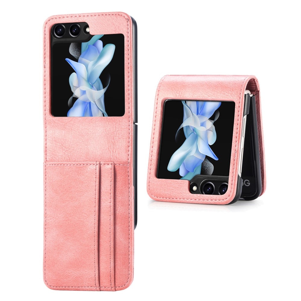 Samsung Galaxy Z Flip 5 Wallet Book Cover Pink