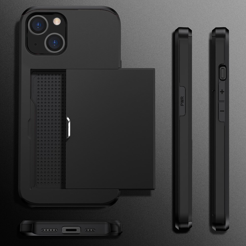 iPhone 15 Plus Card Slot Case Black