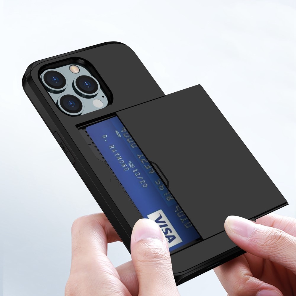 iPhone 15 Pro Card Slot Case Black