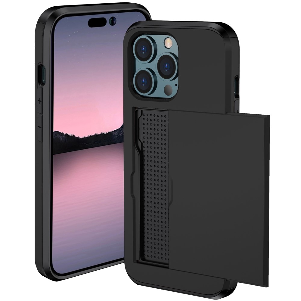 iPhone 15 Pro Card Slot Case Black