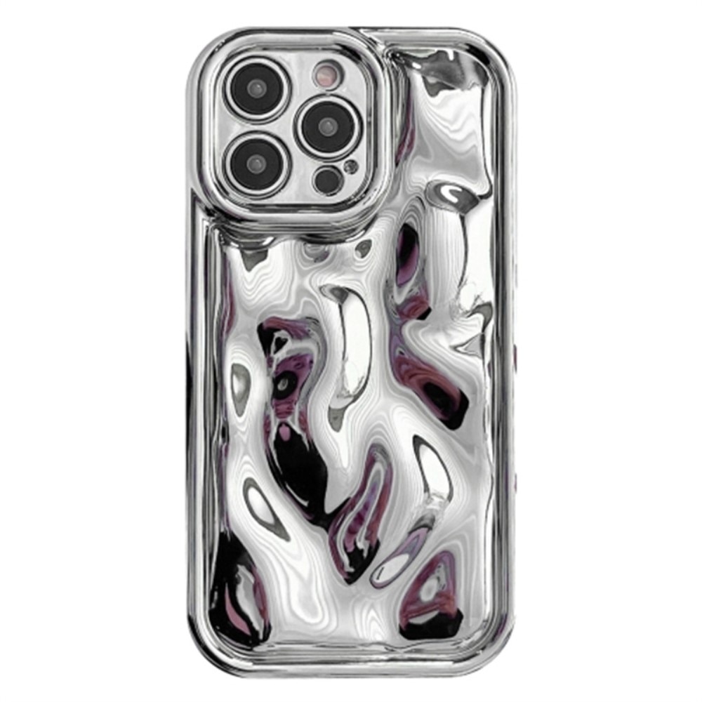iPhone 14 Pro Wavy TPU Case Silver