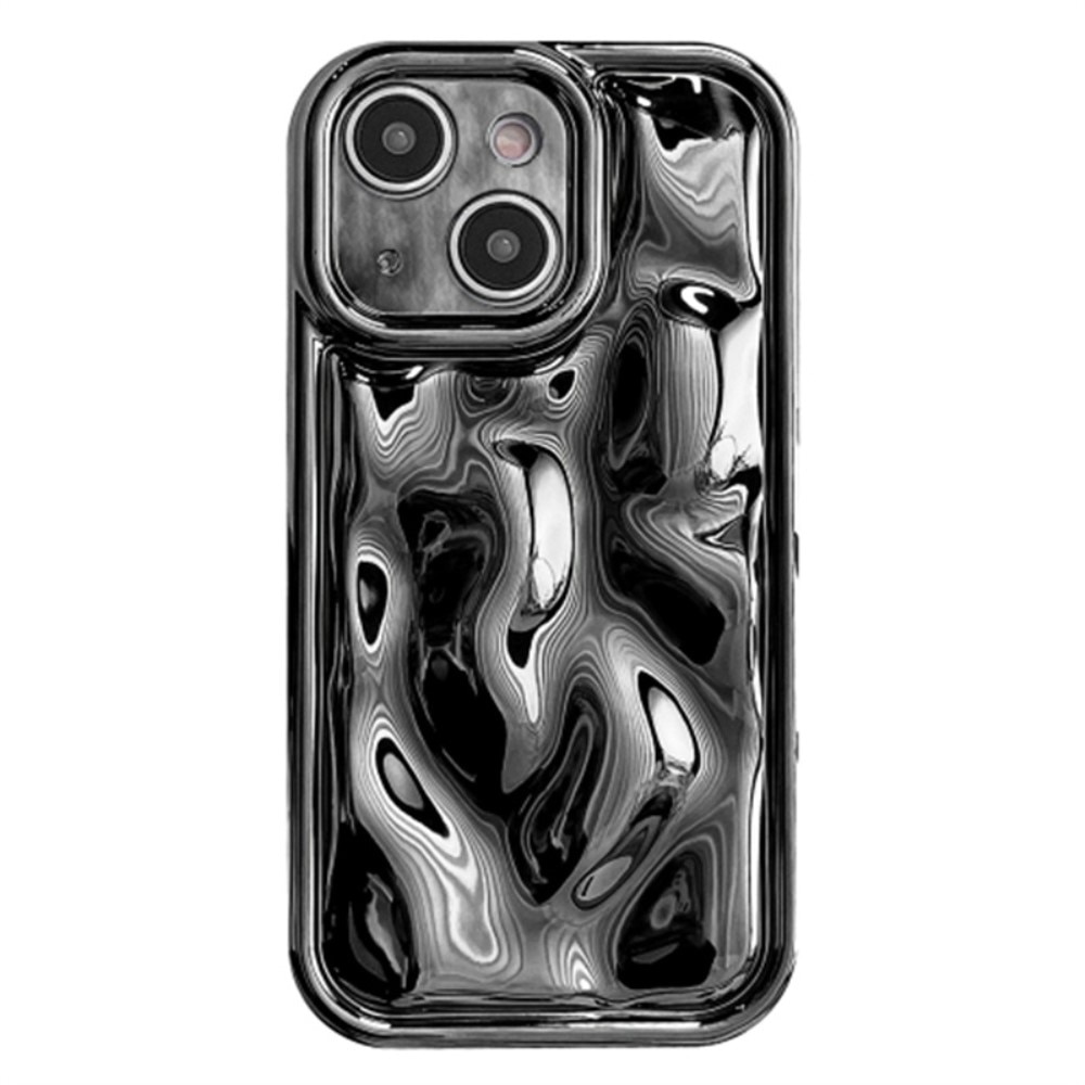 iPhone 14 Wavy TPU Case Black