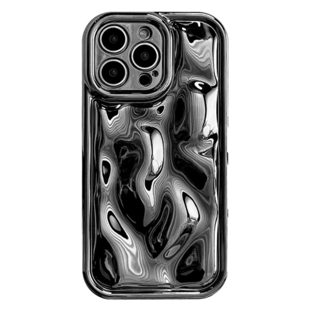 iPhone 12 Pro Wavy TPU Case Black
