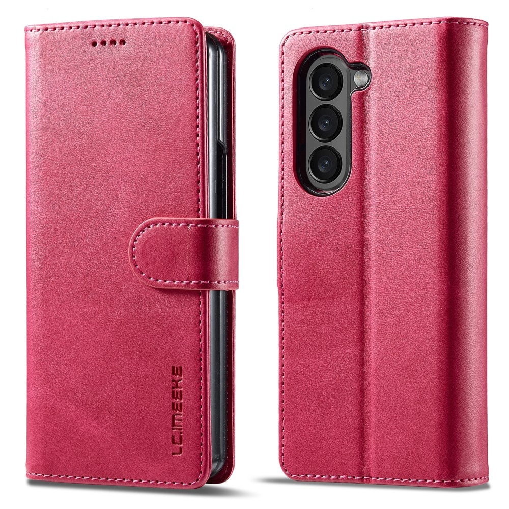 Samsung Galaxy Z Fold 5 Wallet Case Pink