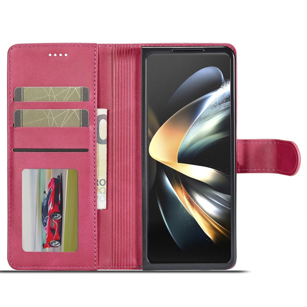 Samsung Galaxy Z Fold 5 Wallet Case Pink