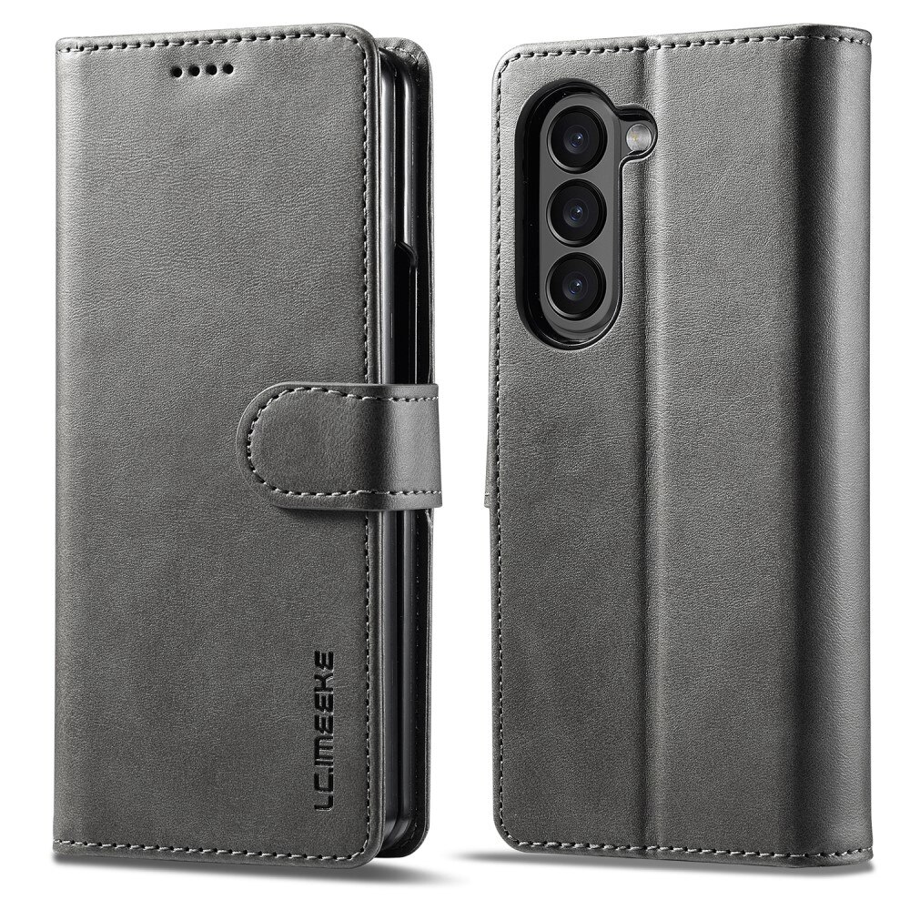 Samsung Galaxy Z Fold 5 Wallet Case Grey