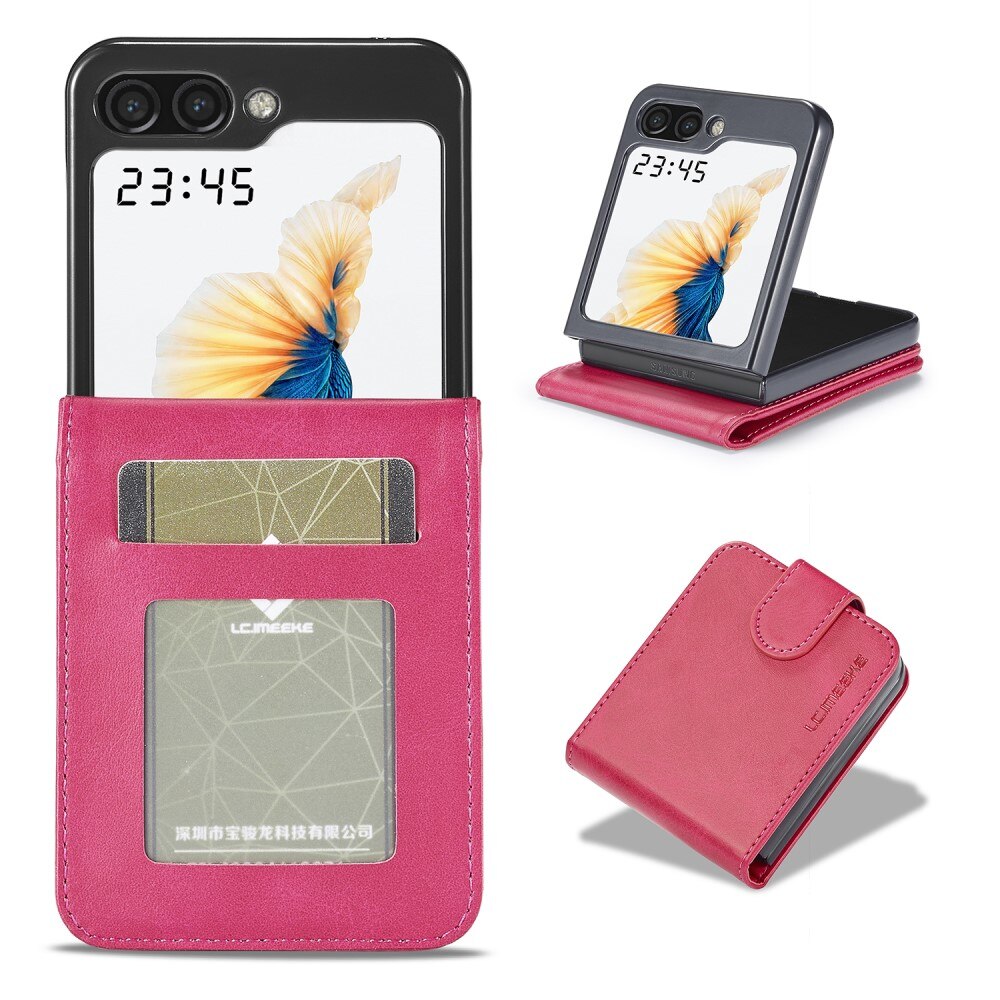 Samsung Galaxy Z Flip 5 Wallet Case Pink