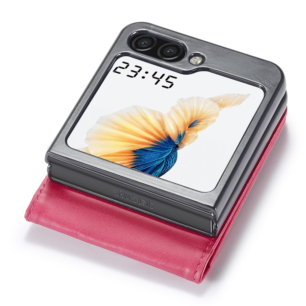Samsung Galaxy Z Flip 5 Wallet Case Pink
