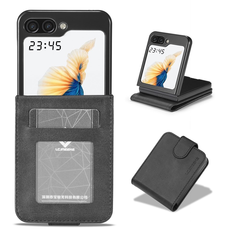 Samsung Galaxy Z Flip 5 Wallet Case Black